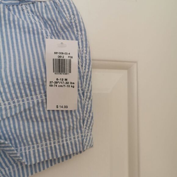 2/$20 BNWT Old Navy Striped shorts size 6-12 m - Picture 3 of 4